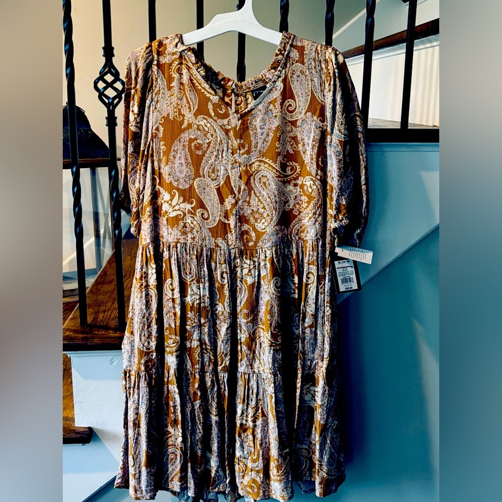 Girls Art Class Paisley Dress Size XL (14-16)